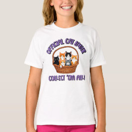 Officiële kattenliefhebber – Verzamel ‘Em All T-shirt