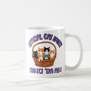 Officiële Kattenliefhebber – Verzamel ze allemaal Koffiemok
