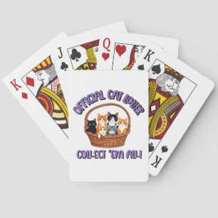 Officiële Kattenliefhebber – Verzamel ze allemaal Pokerkaarten