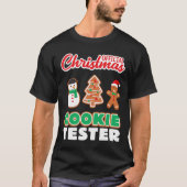 Officiële Kerst Cookie Tester T Xmas Schattige Peu T-shirt (Voorkant)