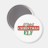 Officiële Kerst Elf - Santa's Helper Magneet (Voorkant / Achterkant)