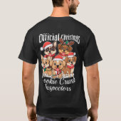 Officiële Kerst Koekje Kruimel Inspecteurs T-shirt (Achterkant)