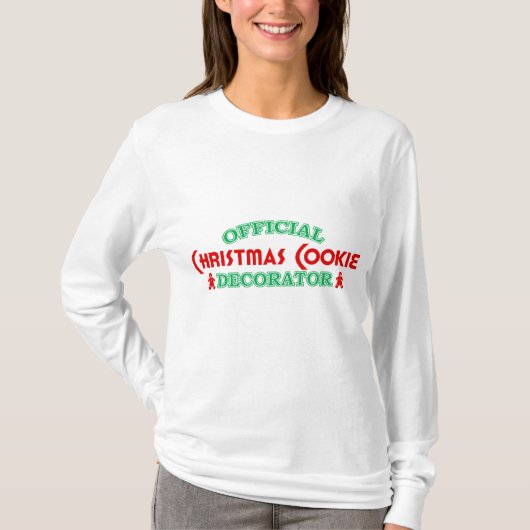 Officiële kerstkeuken-decorator t-shirt (Voorkant)