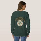 Officiële Kerstkoekjes Proeverij Crew Retro Trui (Achterkant volledig)