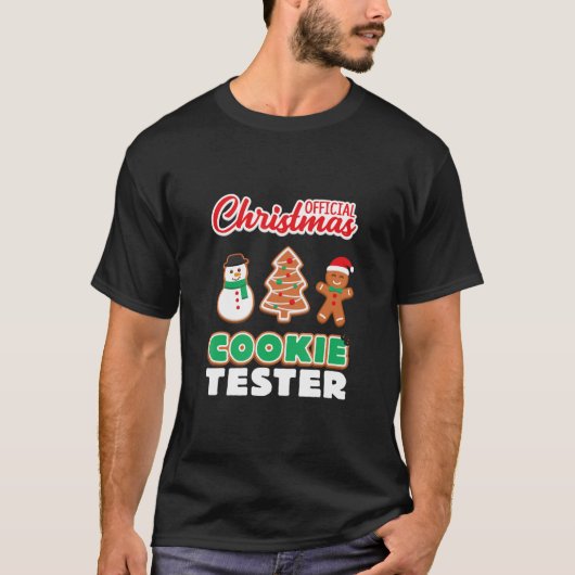 Officiële kerstkoekjesserie T Shirt Xmas Cute (Voorkant)