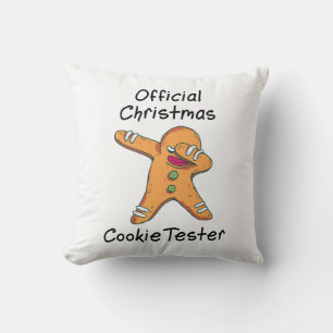 Officiële kerstkoektester kussen