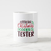 Officiële kerstkooktester grote koffiekop (Voorkant)