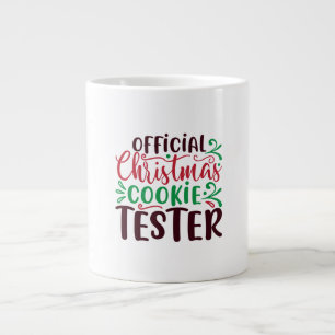 Officiële kerstkooktester grote koffiekop