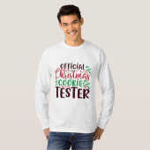 Officiële kerstkooktester t-shirt (Voorkant volledig)