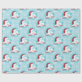 Officiële Kerstmis met kerstmis met kerstmis Cadeaupapier (Vlak)