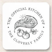 Officiële keuken | "Pizza Thorming Serving Ceramic Bier Onderzetter (Voorkant)