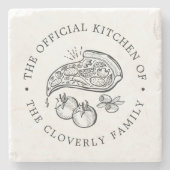 Officiële keuken | "Pizza Thorming Serving Ceramic Stenen Onderzetter (Voorkant)
