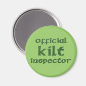 Officiële Kilt Inspecteur Magneet (Voorkant / Achterkant)