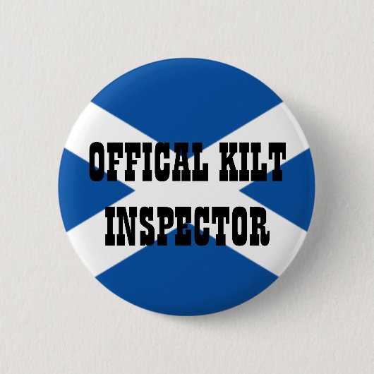 Officiële Kilt Inspecteur Ronde Button 5,7 Cm (Voorkant)