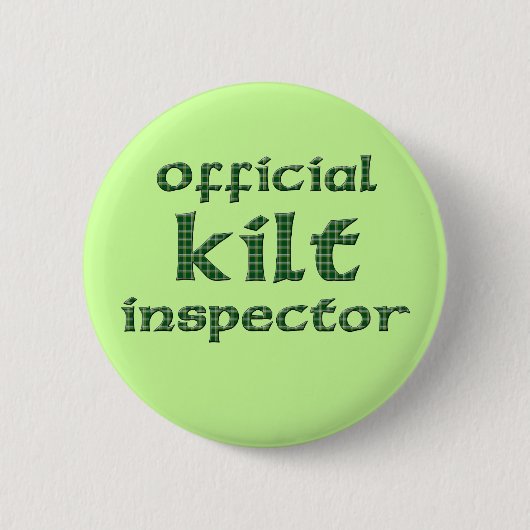 Officiële Kilt Inspecteur Ronde Button 5,7 Cm (Voorkant)