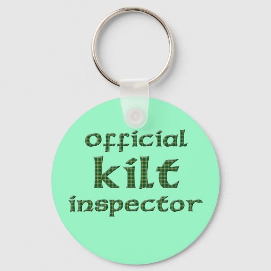Officiële Kilt Inspecteur Sleutelhanger (Voorkant)
