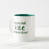 Officiële Kilt Inspecteur Tweekleurige Koffiemok (Voorkant links)