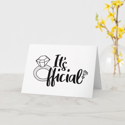 Officiële klanten Verloving Ring Future Bride Plus Kaart (Gele Bloem)