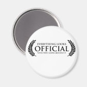 Officiële kleine bladeren magneet (Voorkant / Achterkant)