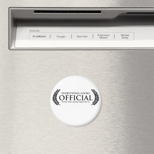 Officiële kleine bladeren magneet (Insitu (Vaatwasser))