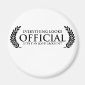 Officiële kleine bladeren magneet (Voorkant)