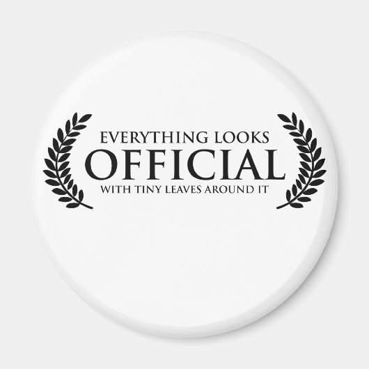 Officiële kleine bladeren magneet (Voorkant)