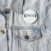 Officiële kleine bladeren ronde button 5,7 cm (In situ)