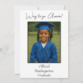 Officiële kleuterschool Afstuderen Foto Kaart (Voorkant)