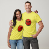officiële knop t-shirt (Unisex)