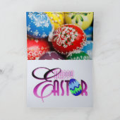 Officiële Koe van Pasen Feestdagen Kaart (Binnen)