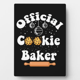 Officiële koekjes bakker koekjes liefhebbers Kerst Fotoplaat