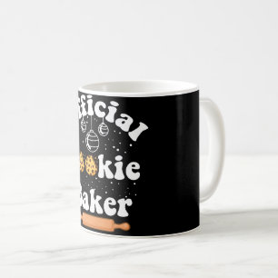 Officiële koekjes bakker koekjes liefhebbers kerst koffiemok