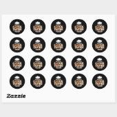 Officiële koekjes proever crew grappig Byking team Ronde Sticker (Vel)