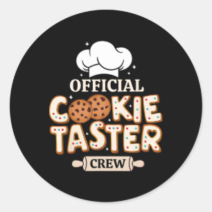 Officiële koekjes proever crew grappig Byking team Ronde Sticker