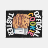 Officiële koekjesbroodrooster fleece deken (Voorkant (Horizontaal))