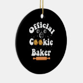 Officiële koekjeskoekjeskoekjeskoekjes met kerst keramisch ornament (Rechts)