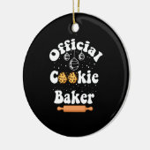 Officiële koekjeskoekjeskoekjeskoekjes met kerst keramisch ornament (Links)