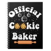 Officiële koekjeskoekjeskoekjeskoekjes met kerst notitieboek (Voorkant)