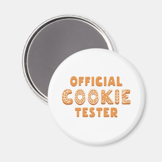 Officiële koekjesserie magneet (Voorkant / Achterkant)