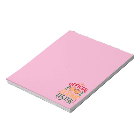 Officiële koekjesserie notitieblok (Linkerzijde)