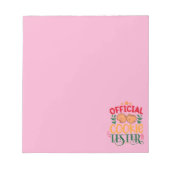 Officiële koekjesserie notitieblok (Voorkant)