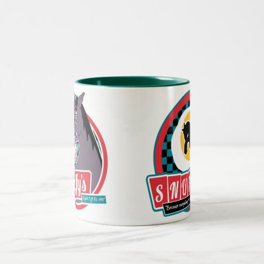 Officiële koffie-Mok van Snuffy Tweekleurige Koffiemok (Center)