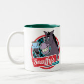 Officiële koffie-Mok van Snuffy Tweekleurige Koffiemok (Links)