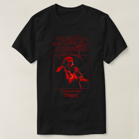 Officiële koning Diamond Abigail in Concert T-Shir T-shirt (Design voorkant)