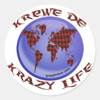 Officiële Krewe Logo Sticker! Ronde Sticker