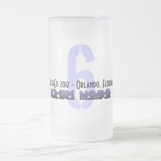 Officiële Krewe TechEd 2012 "6" Beer Mok (Center)