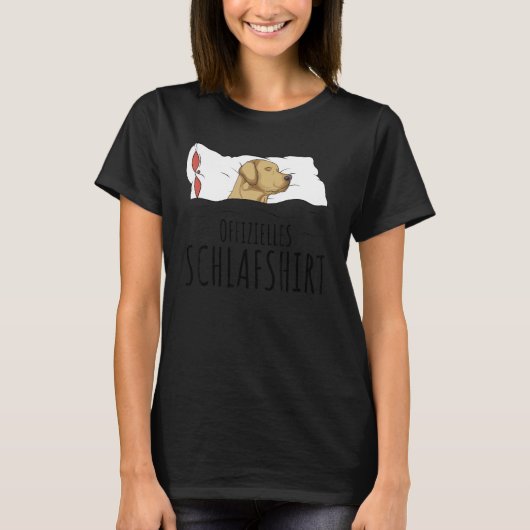 Officiële labrador Pajamas Idea T-shirt (Voorkant)