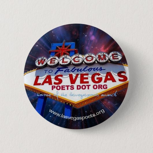 Officiële Las Vegas Poets Organization Button (Voorkant)