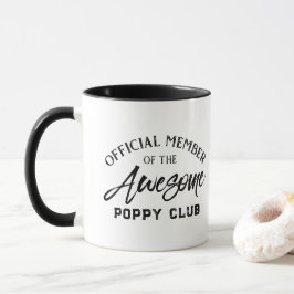 Officiële Leden Poppy Club Mok