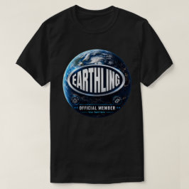 Officiële ledenaanduiding van Aardbewoner T-shirt